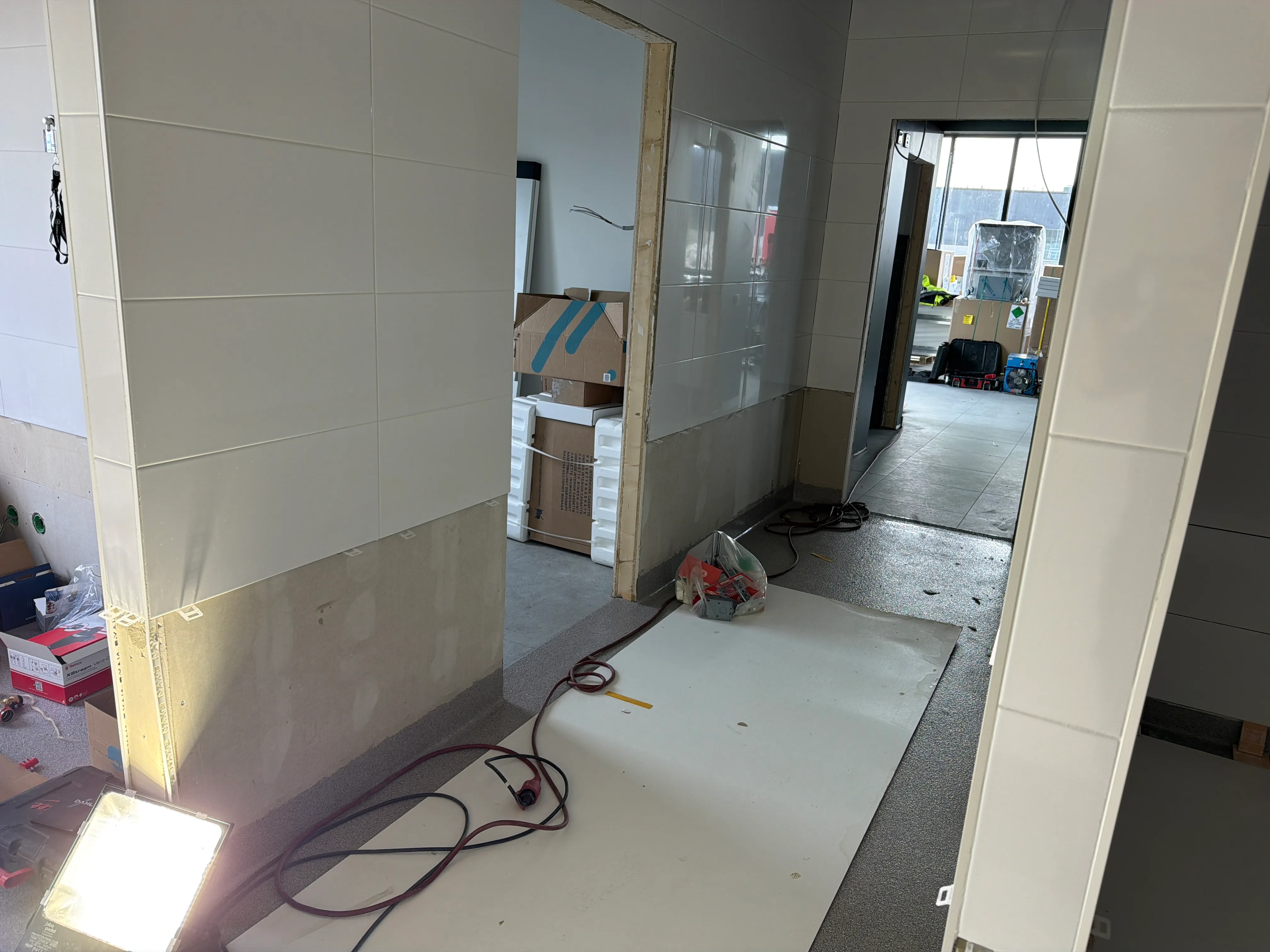 Renovering av lägenhet pågår