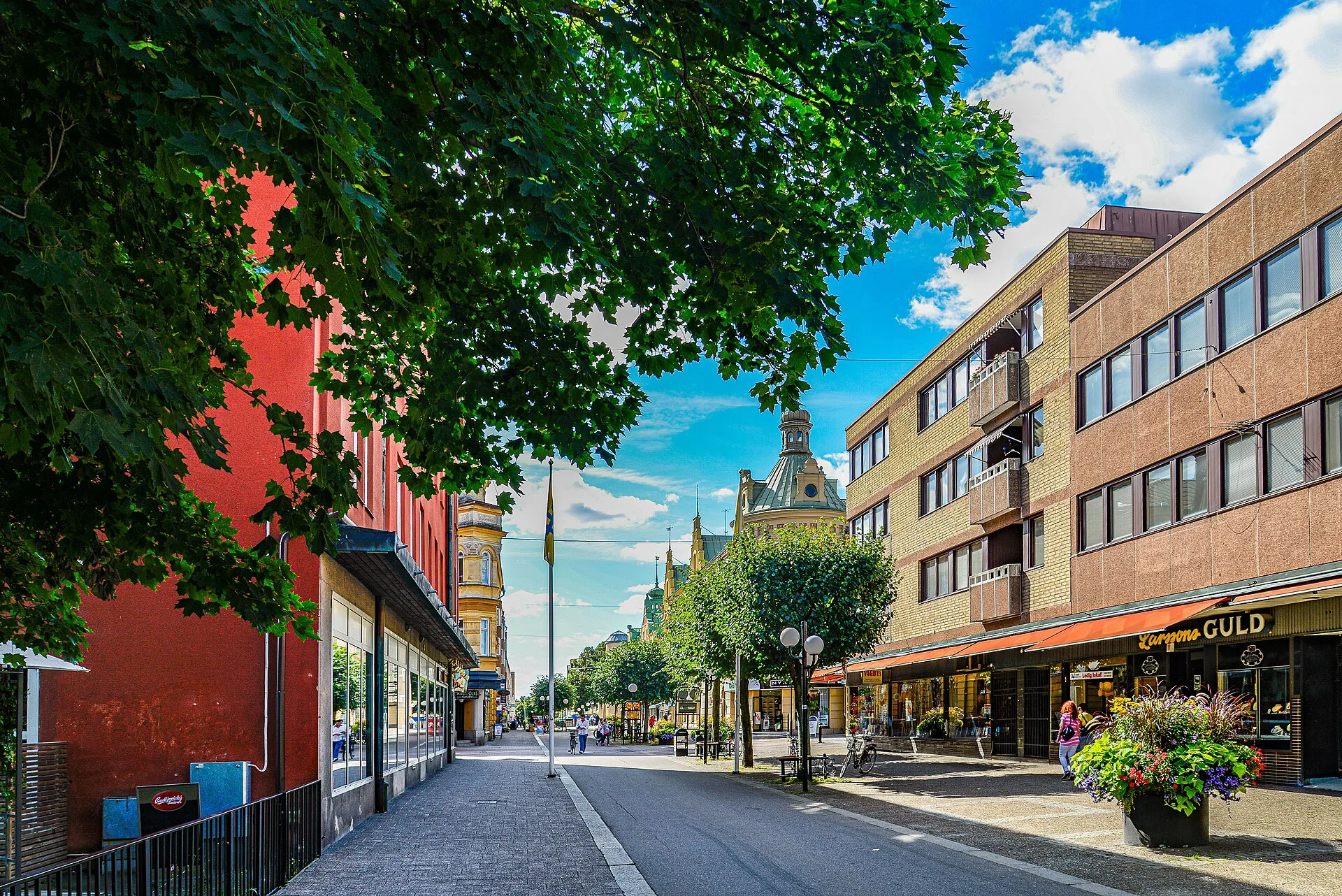 Köping - stadsvy