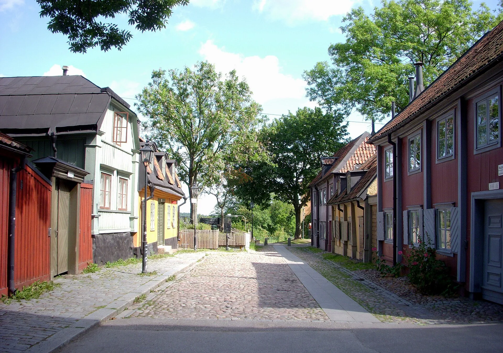 Södermalm - Mäster Mikaels gata på Södermalm i Stockholm